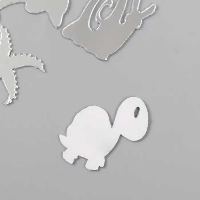 Декор для творчества пластик зеркальный "Подводный мир" набор 6 шт