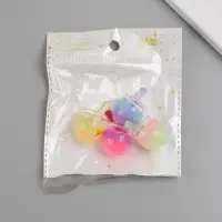 Подвеска для творчества акрил "Бочонок с мёдом" светится в темноте МИКС 3,2х2,2х2,2 см