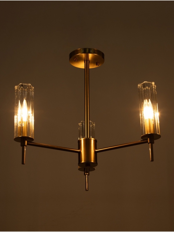 Люстра "Лондон" 3х40Вт Е27 бронза 51х51х41см