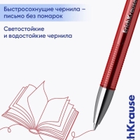 Ручка гелевая ErichKrause R-301 Original Gel, узел 0.5 мм, чернила красные, длина линии письма 600 метров