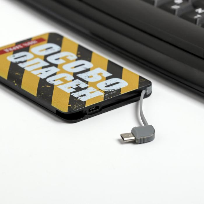 Зарядное устройство &laquo;Особо опасен&raquo;, 2500 mAh, 6 х 9,5 см