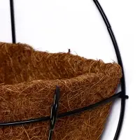 Кашпо настенное d=20 см, с кокосовым вкладышем