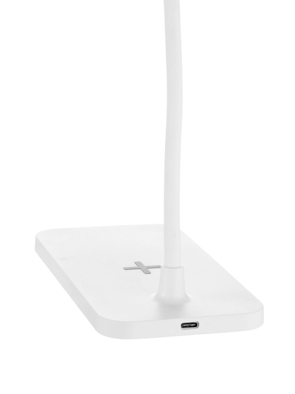 Настольная лампа с беспроводной зарядкой, GMV-0265, 15 Вт, белая