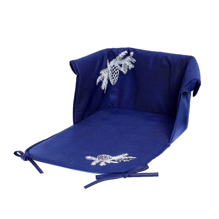 Сиденье для санок - матрас, универсальное, с кнопками, цвет синий