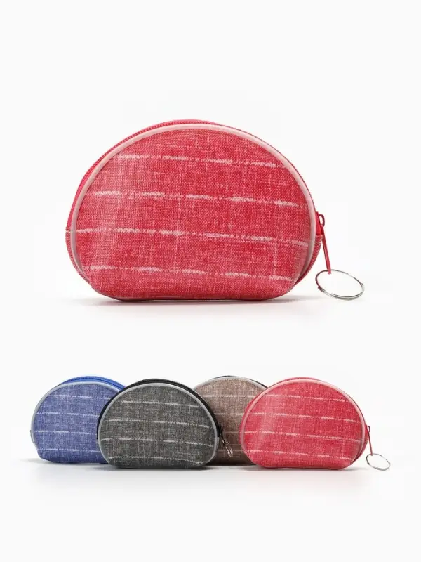 Кошелёк монетница женская на молнии, цвет МИКС