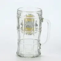 Кружка пивная стеклянная &laquo;Крепкому мужику, со светлым будущим&raquo;, 500 мл