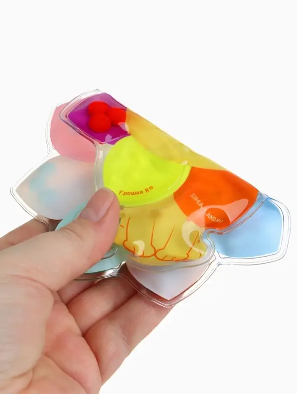 Развивающий сортер - сквиш для малышей &laquo;Лев&raquo;, в пакете Крошка Я