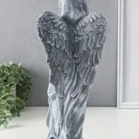 Фигура "Ангелина с младенцем" 17х10х40см, антик