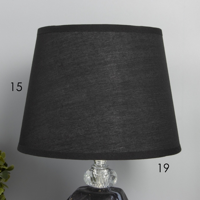 Лампа настольная "Дух" 1х40Вт Е14 черный 20х20х34см