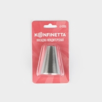 Насадка кондитерская KONFINETTA &laquo;Круг&raquo;, d=3,4 см, выход d=1,7 см, нержавеющая сталь