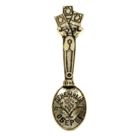 Кошельковый талисман: ложка загребушка &laquo;Денежный оберег&raquo;, 4 х 0,5 см.