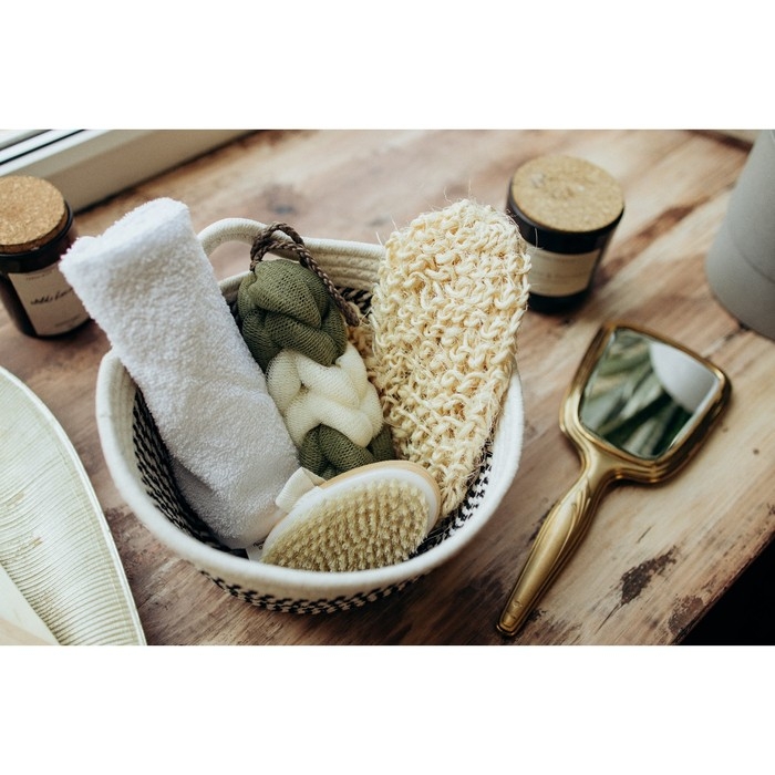 Мочалка для тела Доляна &laquo;Колосок&raquo;, 40 гр, цвет зелёный