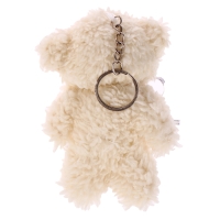 Мягкая игрушка &laquo;Мишутка с цветами&raquo; на брелоке, 11 см, цвет МИКС