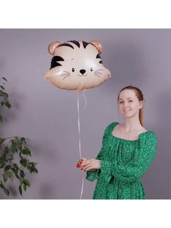 Воздушный шар фольгированный 21" &laquo;Тигр&raquo;, акварель