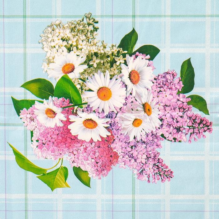 Скатерть на нетканой основе многоразовая с кружевом «Кружево», 130×140 см Скатерть на нетканой основе многоразовая с кружевом «Кружево», 130×140 см