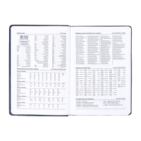 Ежедневник недатированный, обложка ПВХ, формат А5, 140 л, клетка, металлик Синий Ежедневник недатированный, обложка ПВХ, формат А5, 140 л, клетка, металлик Синий