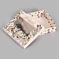 Коробка подарочная &laquo;Нежность&raquo;, тиснение, 23.5 &times; 20.5 &times; 5.5 см