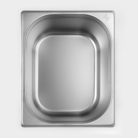 Гастроемкость 1/2x200 мм, 325x265x200мм, толщина 0,8 мм Гастроемкость 1/2x200 мм, 325x265x200мм, толщина 0,8 мм