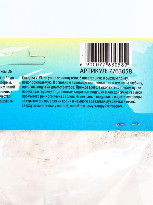 Лилия &laquo;Ориентал Диззи&raquo;, луковица в пакете с перфорацией, р-р 14/16, 2 шт.