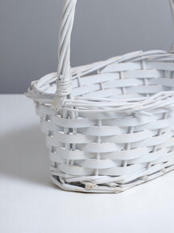 Набор корзин овальные 3 шт   L: 27х20 см, Н 11 см, Н с ручкой 29 см, дно 20х14 см.M: 23х16х10Hх25HH