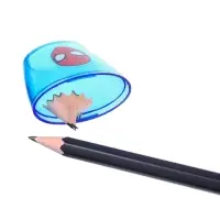 Точилка пластиковая, синяя, &laquo;Человек-паук&raquo;