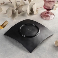 Блюдо &laquo;Чёрный Восток&raquo;, 17,5&times;17,5&times;3 см, цвет чёрный