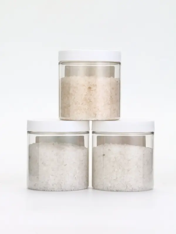 Соль для ванны, набор 3 шт х 200 г, мандарин, яблочный пунш, имбирное печенье, URAL LAB