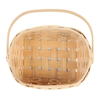 Корзина плетёная, 23&times;16&times;12 см, ручка h=12 см, ива, натуральный цвет