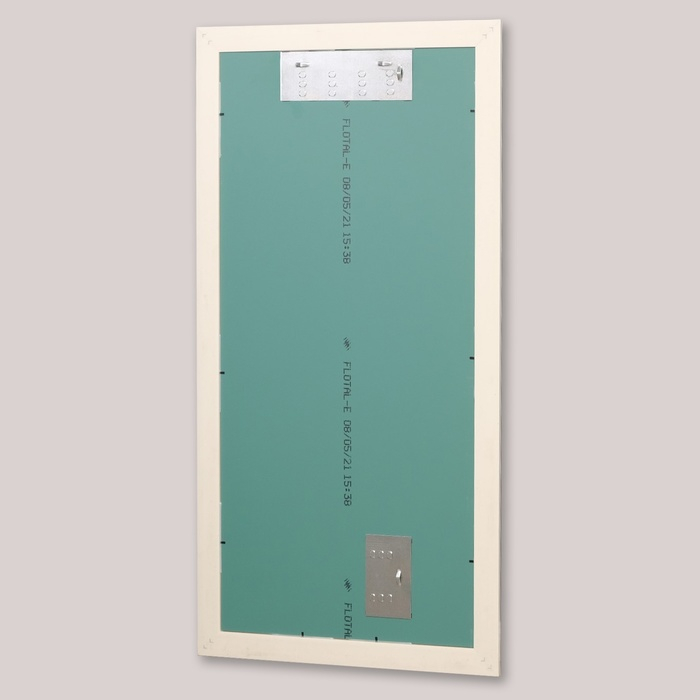 Зеркало настенное &laquo;Верона&raquo;, белое, 60х120 см, рама пластик, 60 мм