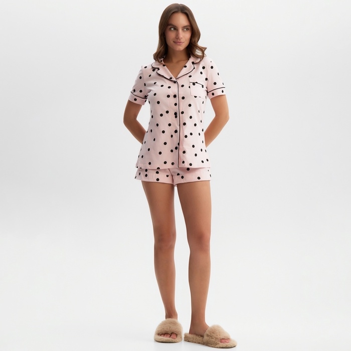 Пижама женская (рубашка и шорты) KAFTAN Пижама женская (рубашка и шорты) KAFTAN "Cute" р. 40-42