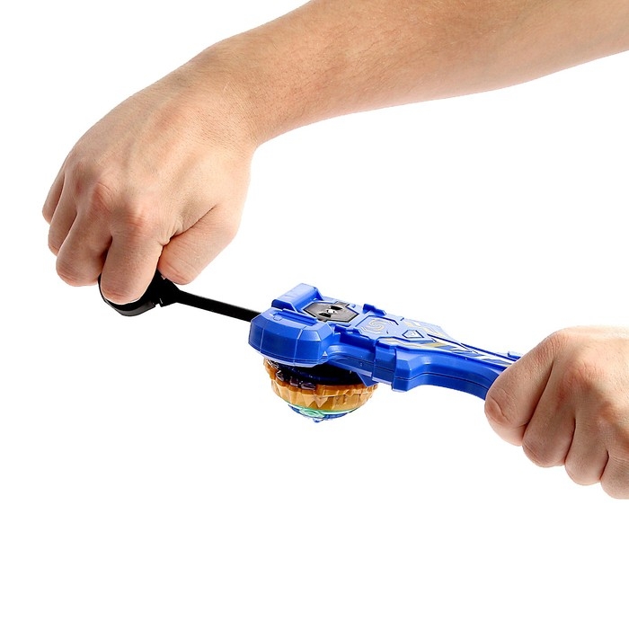 Боевой волчок ULTRA SPIN, волчок, устройство для запуска с хватом, цвет МИКС Боевой волчок ULTRA SPIN, волчок, устройство для запуска с хватом, цвет МИКС