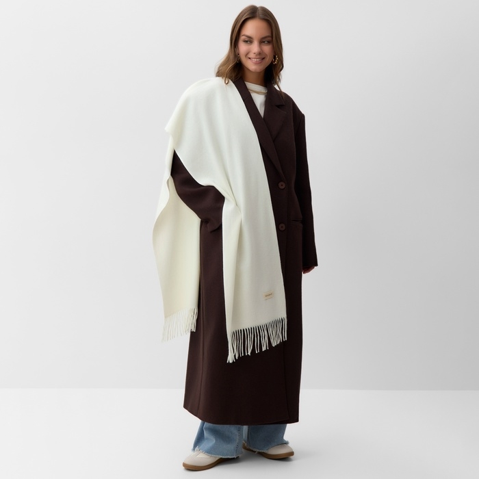 Шарф женский MIST, молочный, 33*180 см Шарф женский MIST, молочный, 33*180 см