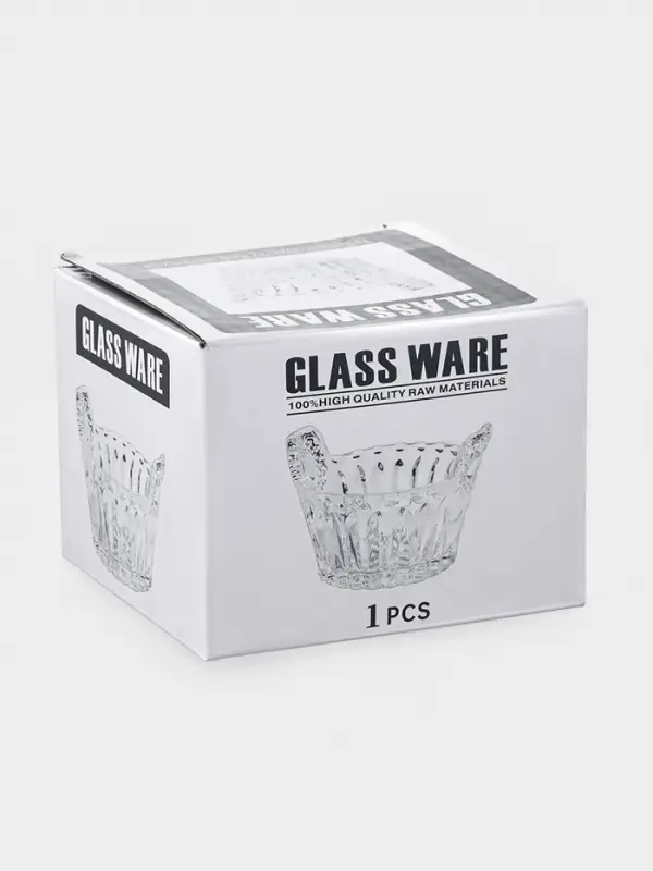 Икорница "Ведерко" 9,5х8,5х6,2 см, прозрачный