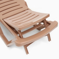 Шезлонг "Новый Свет", 187 х 63 х 43 см, коричневый Шезлонг "Новый Свет", 187 х 63 х 43 см, коричневый