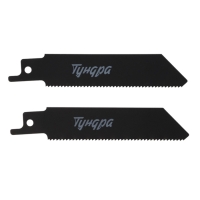 Полотна по металлу для сабельной пилы ТУНДРА, Bimetal, 75/100 х 1.4 мм, 2 шт.