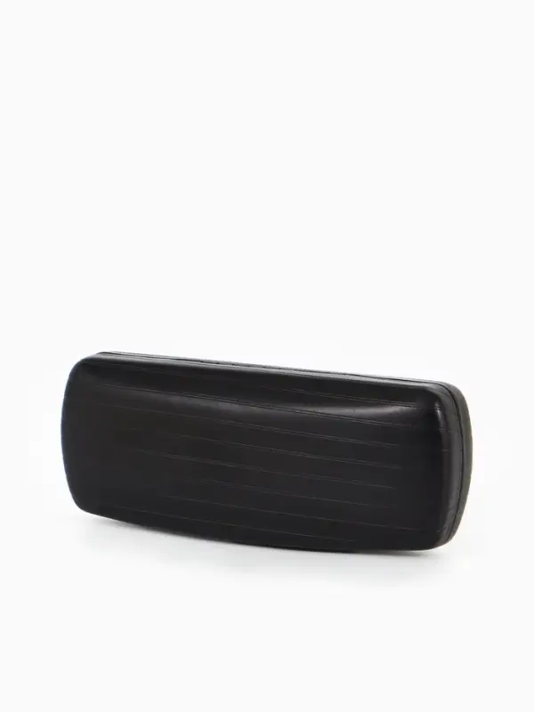 Футляр для очков Июнь2501, 16*6,5*3,5 см, хлопушка, черный