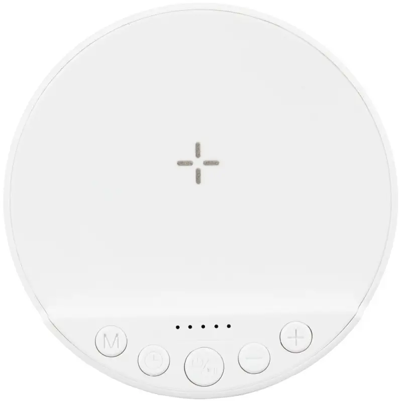 Bluetooth-колонка с беспроводной зарядкой relaxTime, белая