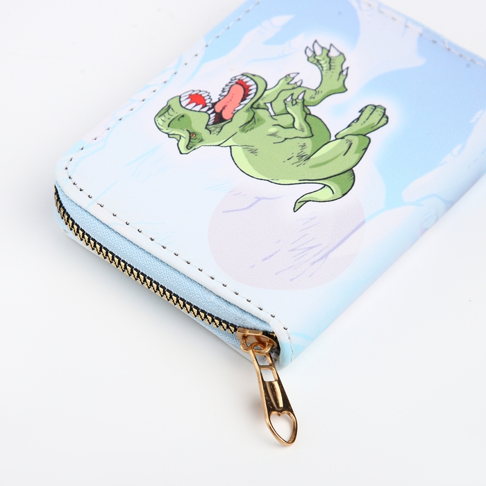 Кошелёк детский на молнии &laquo;Выбражулька&raquo;, цвет голубой