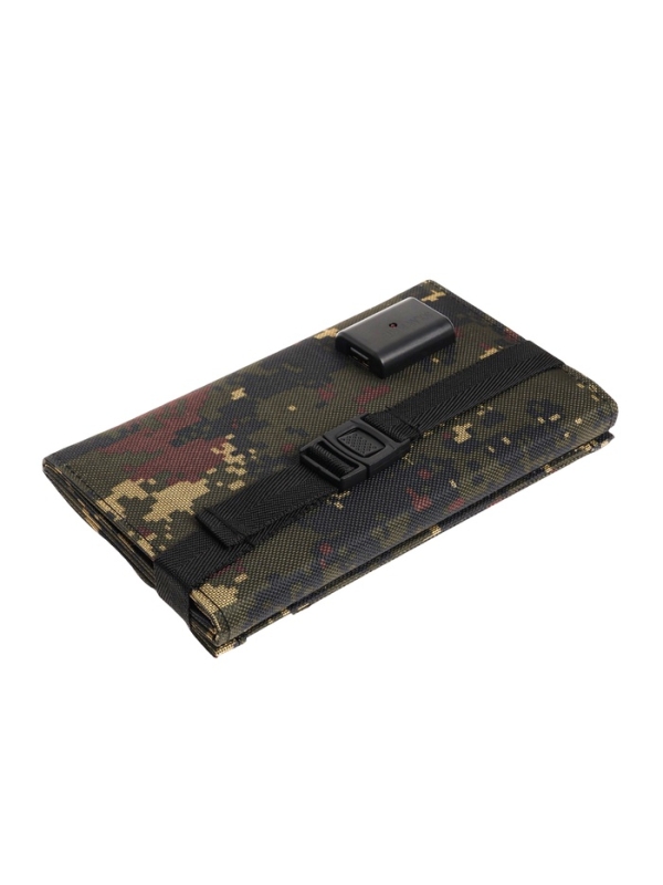 Солнечная панель для зарядки телефона, складная, 4 панели, 21 Вт, 44&times;16.5&times;0.3 см, хаки