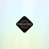 Набор бокалов для шампанского стеклянный Magistro &laquo;Жемчуг&raquo;, 270 мл, 7,5&times;26 см, 2 шт, цвет перламутровый