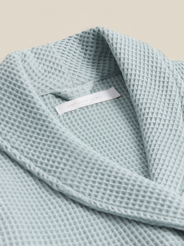 Халат вафельный женский SL HOME: Basic "Аззура", размер M, 100% хлопок, 300 г/м2