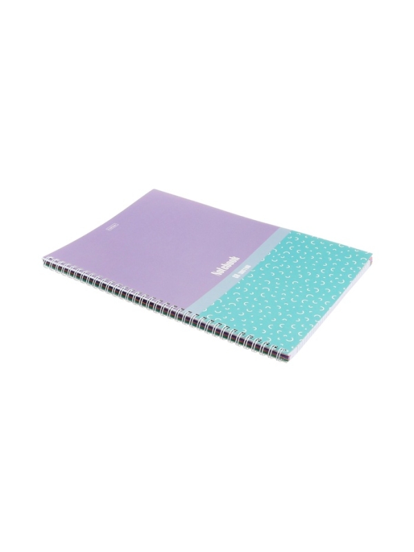 Тетрадь 80л кл на гребне "Скобочки", S-touch,перф на отрыв,цв срез,офсет 60-65г/м&sup2; 2В МИКС