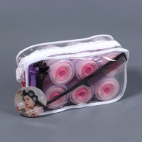 Набор для завивки волос, 37 предметов: бигуди - 24 шт., зажимы - 12 шт., расчёска, цвет МИКС