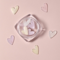 Фигурки для дизайна ногтей &laquo;Сахарные сердечки&raquo;, объёмные, разноцветные