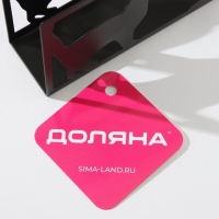 Салфетница Доляна &laquo;Кошки&raquo;, 14&times;4&times;8 см, цвет чёрный