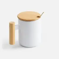 Кружка с ложкой Eco Fusion, белая