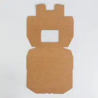 Коробка складная, крафт, 10&times;8&times;3.5 см, 0.24 л