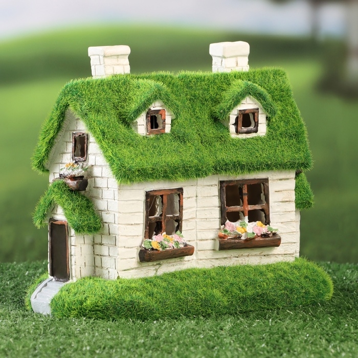 Садовый фонарь "Домик Феи" 20х10х16см