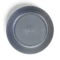 Горшок для цветов с поддоном 0,8 л d14 см h8 см "Фиалочка" серый