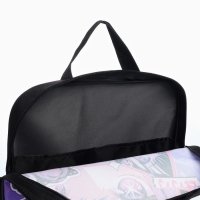 Папка для труда А4 на молнии текстиль 70мм 350 х 270 дев &laquo;1 сентября: Аниме bang&raquo;